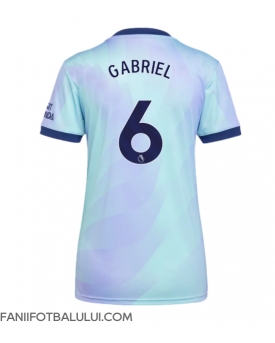 Arsenal Gabriel Magalhaes #6 Tricou Fotbal Replică 2024-25 Femei Treilea